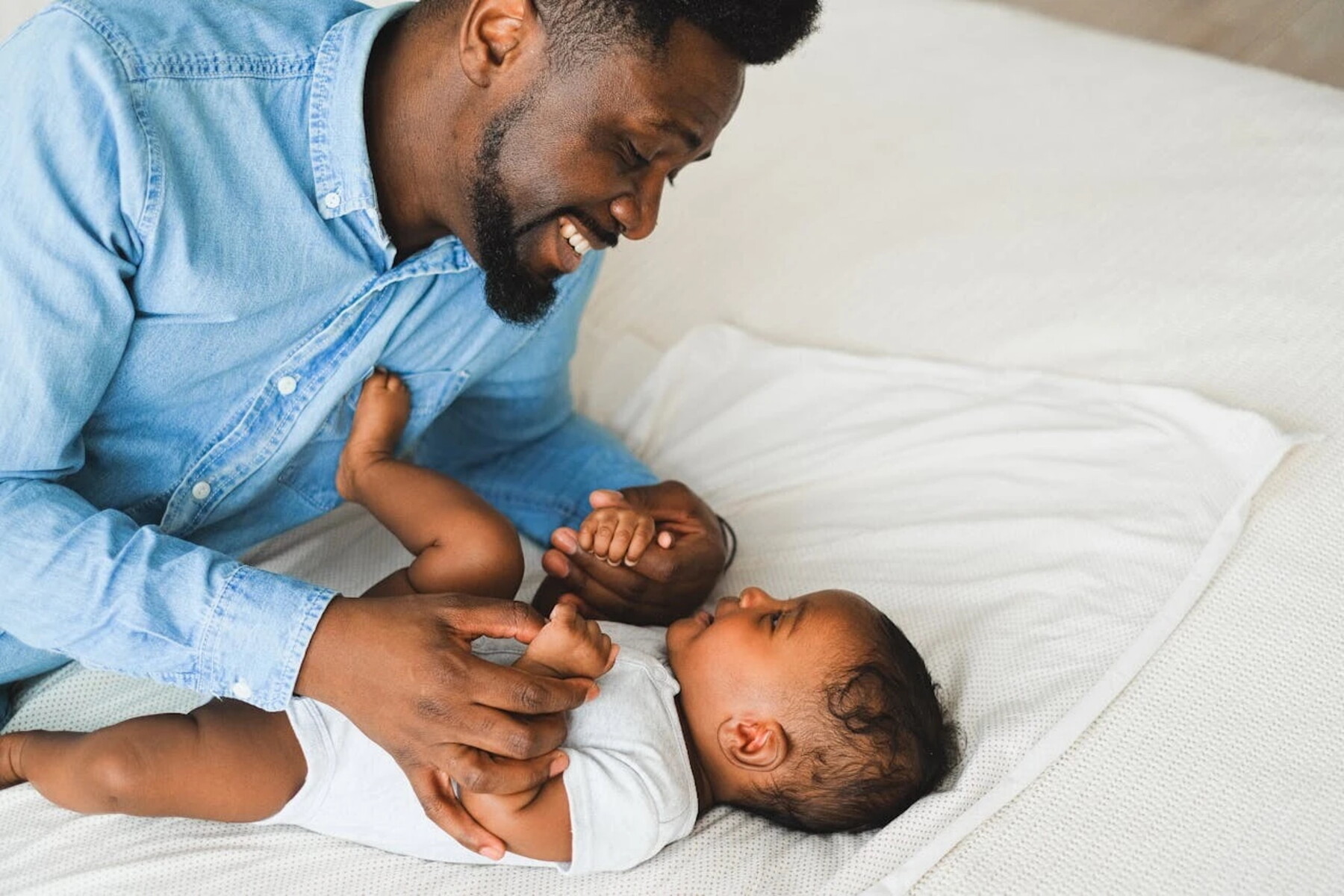 Father and baby