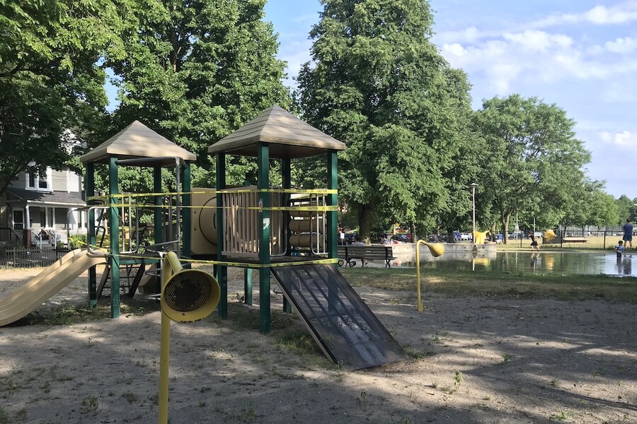 Children's playground in Toronto