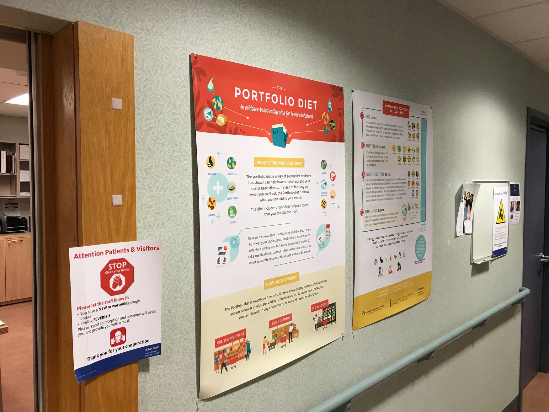 Portfolio diet infographic at St. Michael's Hospital