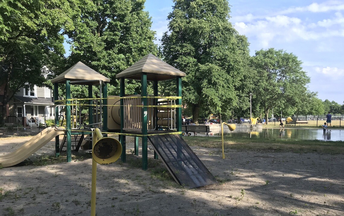 Children's playground in Toronto